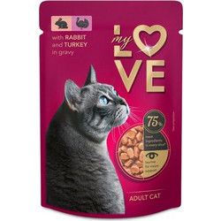 My Love Adult with Rabbit & Turkey in Gravy 85gr