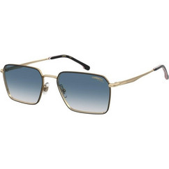 Carrera CA356S RHLQZ Ανδρικά Γυαλιά Ηλίου Τετράγωνα Μεταλλικά Χρυσά με Μπλε Degradee Φακό