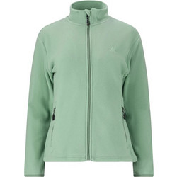Whistler Γυναικεία Ζακέτα Fleece Μακριά με Φερμουάρ Πράσινο Mint W211201-3103