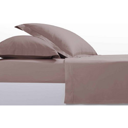 Nef-Nef Σεντόνι King Size Βαμβακοσατέν 270x280 Elements 24 Mocca