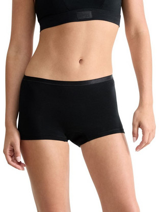 Sloggi Go Daily Βαμβακερά Γυναικεία Μποξεράκια Μαύρα 3Pack 10222337-0004