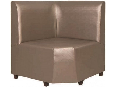 Metaxakis Διθέσιος Καναπές Μπρονζέ 80x80x92cm 01-00-1187