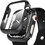 Tech-Protect Defense360 Πλαστική Θήκη Tempered Glass για Apple Watch 7 / 8 / 9 41mm Μαύρη