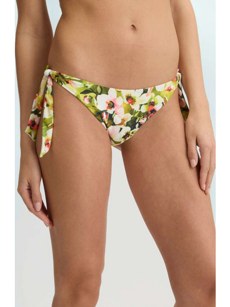 Liu Jo Bikini Slip Floral Χακί Κίτρινο VA5132J6448