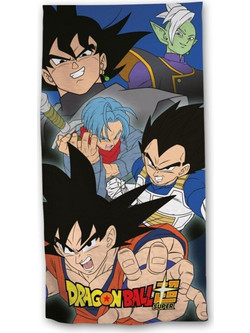 Aymax Dragon Ball Super Goku Vegeta Παιδική Πετσέτα Θαλάσσης Navy Μπλε 70x140cm