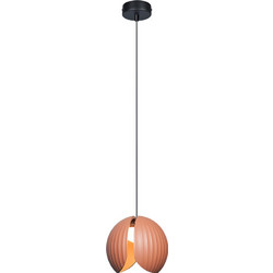 Sunlight ROSA-CL Κρεμαστό Φωτιστικό Οροφής Μονόφωτο LED με Θερμό Λευκό Φως Κόκκινο