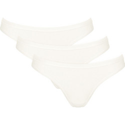 Sloggi Go Daily Βαμβακερά Γυναικεία Slip Εκρού 3Pack 10222320-00GZ