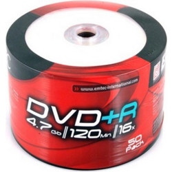 Emtec 16XCB Εγγράψιμα DVD+R 16x 4.7GB Cake Box 50τμχ