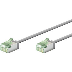 Goobay U/FTP Cat.8.1 Καλώδιο Δικτύου Ethernet 0.15m Grey 74343