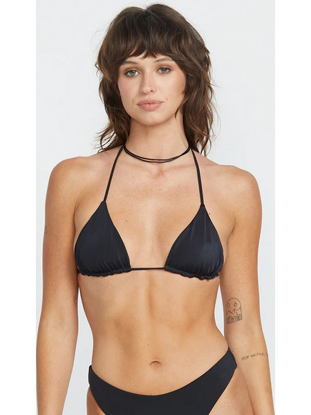 Volcom Bikini Top Τριγωνάκι Μαύρο O1412508