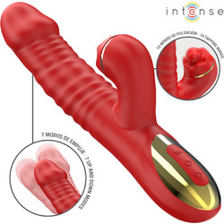 Intense Thalia Vibration Thrust Tapping Δονητής Rabbit Κόκκινος