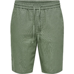 Only & Sons Ανδρική Βερμούδα Υφασμάτινη Χακί 22024967