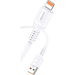 Kakusiga KSC-805 USB-A to Lightning Cable 12W 1m White KSC-805-L-BK