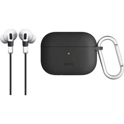 Uniq Vencer Θήκη Σιλικόνης με Γάντζο για Apple AirPods Pro 1 Γκρι