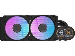 Darkflash DH240D Black Υδρόψυξη CPU 120mm ARGB Socket 1150 / 1151 / 1155 / 1156 / 1366 / 1700 / 2011 / 2011-3 / 2066 / AM2 / AM2+ / AM3 / AM3+ / AM4 / AM5 / FM1 / FM2 / FM2+
