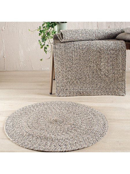 Rythmos Almira Χαλί Στρογγυλό 4 Εποχών Βαμβακερό 70cm 120-187 Beige