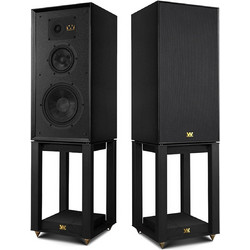 Wharfedale Super Linton Ζεύγος με Βάσεις Ηχείων Hi-Fi Δαπέδου 200W 3 Δρόμων Black Oak
