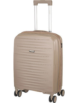 Xplorer 178 Βαλίτσα Καμπίνας 55x38x22cm με 4 Ρόδες Μπεζ