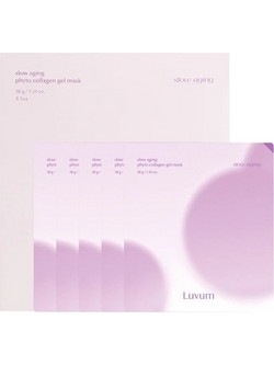 Luvum Slow Aging Phyto Collagen Gel Sheet Μάσκα Προσώπου για Ενυδάτωση & Λάμψη με Πεπτίδια 1τμχ