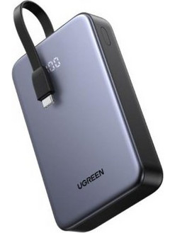 Ugreen PB505 Power Bank 20000mAh 20W με Θύρα USB-A & Θύρα USB-C Quick Charge 3.0 & Power Delivery Black