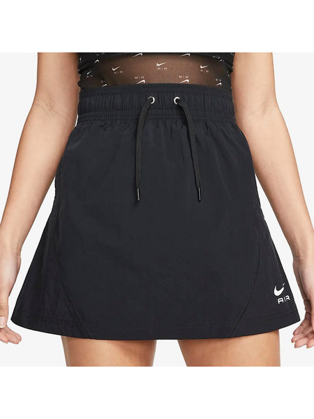 Nike Air Μίνι Φούστα Υφασμάτινη Ψηλόμεση Μαύρη DV8247-010