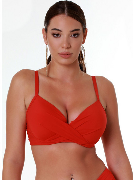Bluepoint Bikini Top με Ενίσχυση Κόκκινο 25066098D-07