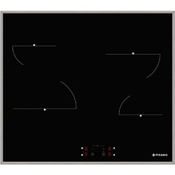Pyramis PHC62410IFB Κεραμική Εστία Αυτόνομη με Λειτουργία Κλειδώματος 58x51cm