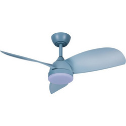 Primo PRCF-80660 Ανεμιστήρας Οροφής 91cm 22W με Φως & Τηλεχειριστήριο Μπλε