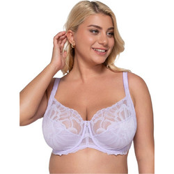 Luna Melody Σουτιέν Balconette με Μπανέλα Λιλά 14244