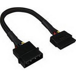 Sharkoon Καλώδιο Τροφοδοσίας 7-Pin SATA III to 4-Pin Molex Male 0.15m Black 4044951018888