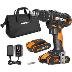 WORX WX370.1 Κρουστικό Δραπανοκατσάβιδο Μπαταρίας 20V 2x2Ah
