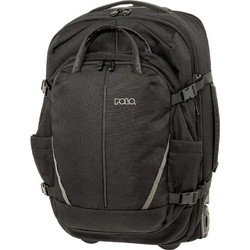 Polo Trolley Jet Set 909005-2000 Σακ Βουαγιάζ 55lt με Ρόδες Μαύρο