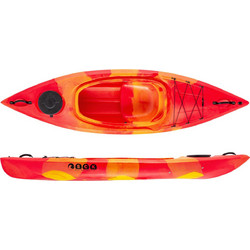 SCK Picco Πλαστικό Kayak 1 Ατόμου Κόκκινο Κίτρινο 0201-28045