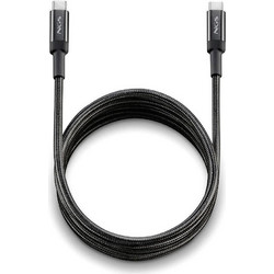 NGS Braided USB-C to USB-C 65W 2m Black 8435430625561