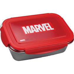 Gim Marvel Ανοξείδωτο Παιδικό Δοχείο Φαγητού Κόκκινο 900ml