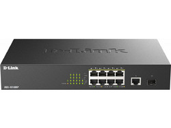 D-Link DGS-1010MP Unmanaged L2 Switch με 8 Θύρες Ethernet 1000Mbps και 2 SFP θύρες