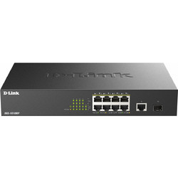D-Link DGS-1010MP Unmanaged L2 Switch με 8 Θύρες Ethernet 1000Mbps και 2 SFP θύρες