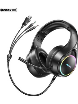 Remax RM-708 Gaming Headset Over Ear Black