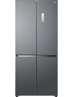 TCL RC456CXE0 Εντοιχιζόμενο Ψυγείο Ντουλάπα 456lt Full No Frost Υ190xΠ83xΒ58cm Inox