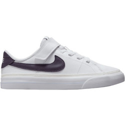 Nike Court Legacy Παιδικά Sneakers Λευκά Μωβ DA5381-127