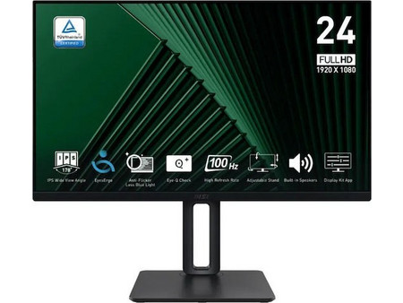 MSI Pro MP245PG IPS Monitor 24" 1920x1080 FHD 100Hz 4ms