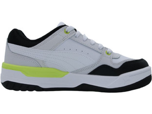 Puma Παιδικά Sneakers Λευκά Μαύρα Lime 401564-10