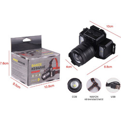 General GPS-588730-2 Επαναφορτιζόμενος Φακός Κεφαλής Εργασίας Led