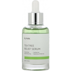 iUNIK Tea Tree Relief Ενυδατικό Serum Προσώπου για Ακμή 50ml