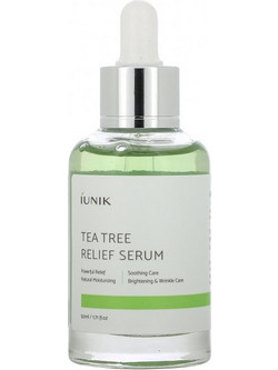 iUNIK Tea Tree Relief Ενυδατικό Serum Προσώπου για Ακμή 50ml