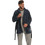 PNN Nightwear Χειμωνιάτικη Ανδρική Ρόμπα Fleece Navy Μπλε 1251-0388-1