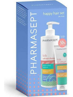 Pharmasept Happy Hair Set Σαμπουάν 400ml & Gel 100ml για Ψείρες