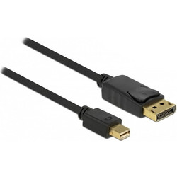 DeLOCK Καλώδιο Mini DisplayPort 1.2 to DisplayPort Male 2m Black 82438