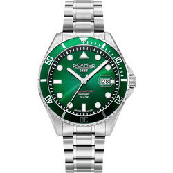 Roamer Pro Scuba Ανδρικό Ρολόι με Ασημί Μεταλλικό Μπρασελέ R969845417520