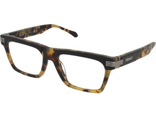 Versace VE3354 5456 Ανδρικός Σκελετός Γυαλιών Οράσεως Κοκάλινος Καφέ